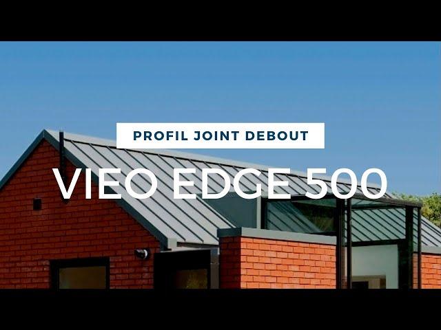 Vieo Edge : un profil métallique joint debout pour la toiture et le bardage