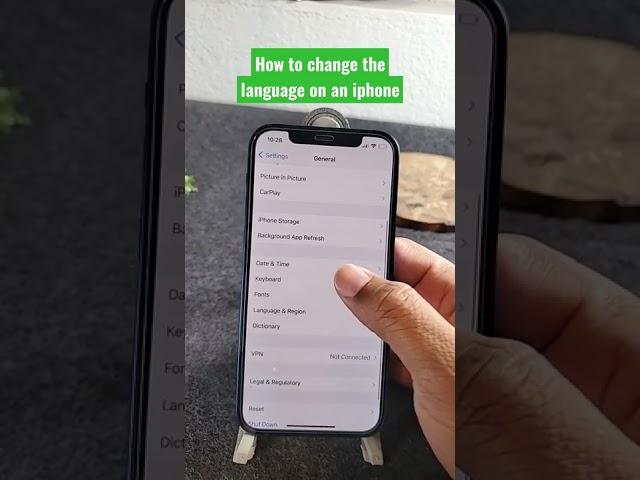 How to Change the Language on an iPhone