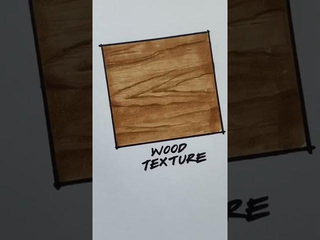 interior design | wood texture | quick marker render how to