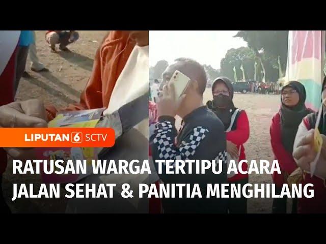 Ratusan Warga Yogyakarta Tertipu Acara Jalan Sehat Fiktif | Liputan 6