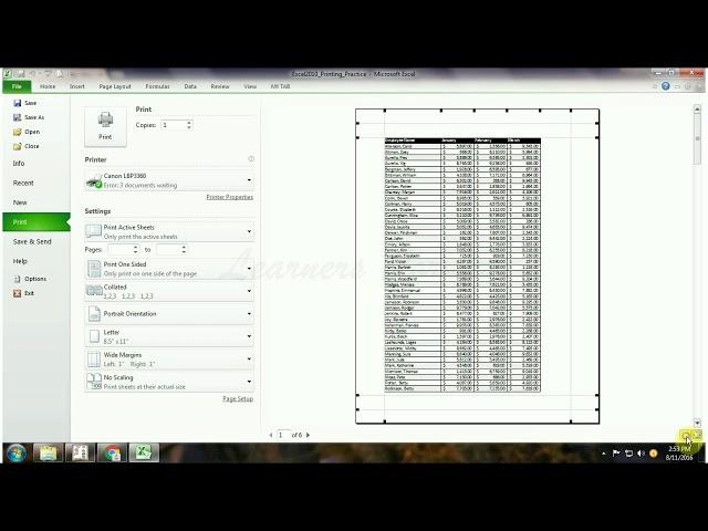 Excel - Modifying Margins While in Print Preview
