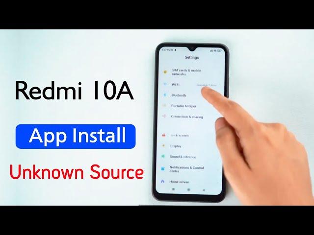 How to Allow Unknown Sources in Redmi 10A | Fix Redmi 10A App Install Problem
