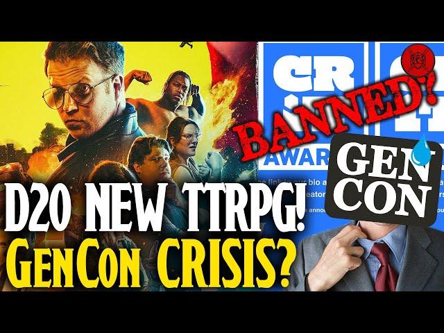 GenCon BANS Crit Awards? - D&D HUGE Druid Changes! - Dimension 20's NEW TTRPG System!