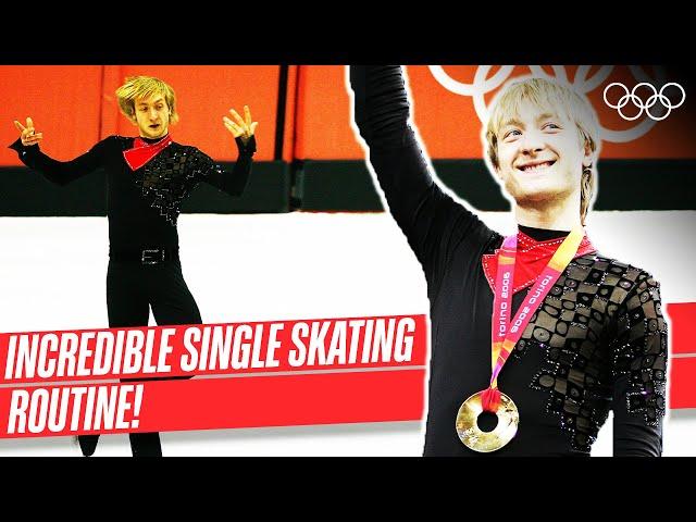 Evgeni Plushenko's Incredible Single Skating Routine at Torino 2006!  