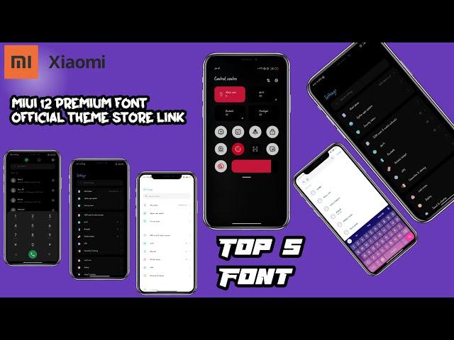 Top 5 Best Global MIUI Fonts For MIUI 11 And MIUI 12