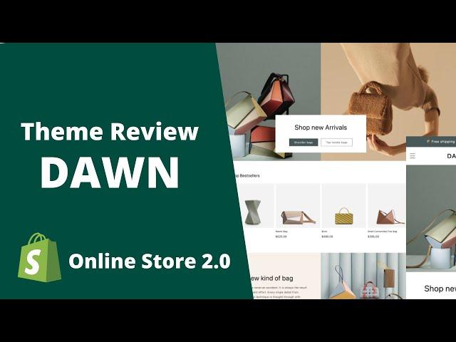 Shopify Theme Review Dawn Online Store 2.0