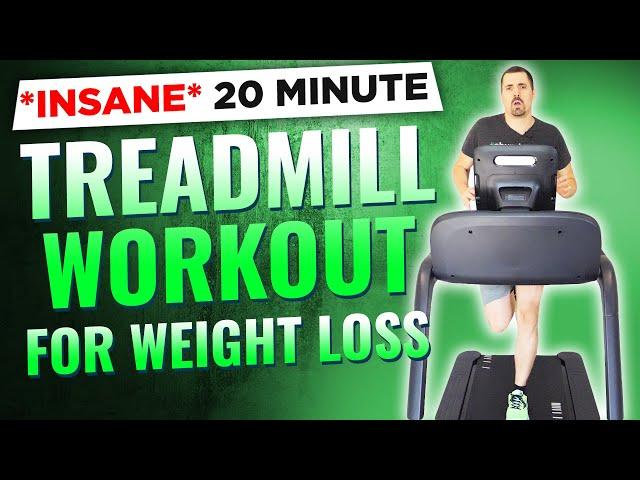 20-Minute Treadmill Workout for Weight Loss - [Quick & Effective HIIT]