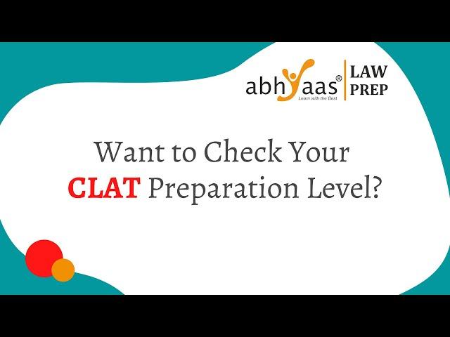 Ultimate CLAT Mock Test 2022 ( All India Open Mock CLAT ) | Abhyaas LawPrep