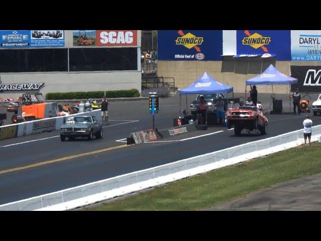 NHRA Stock Eliminator Rd.2-Qtrs at Maple Grove Raceway