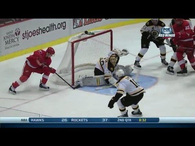 Tomas Tatar scores gem on Tuuka Rask