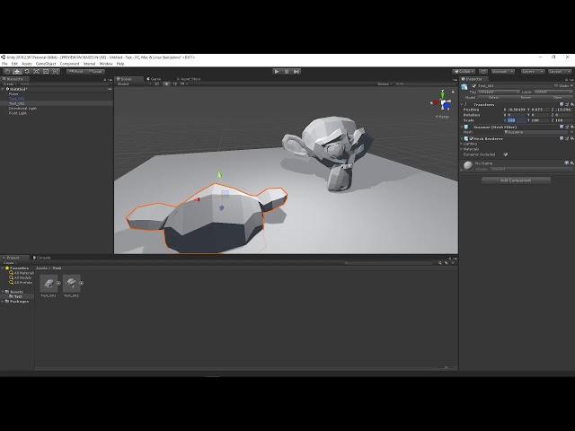 Unity Quick Tips: 01 - Exporting an FBX from Blender with the correct Scale, Rotation and Axes