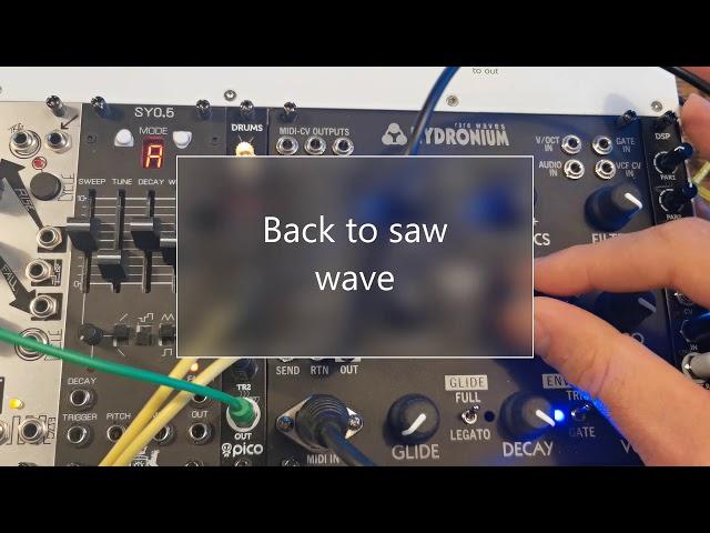 Rare Waves Hydronium Sound Demo (no talking)