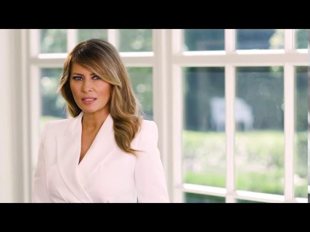 First Lady Melania Trump's Message.