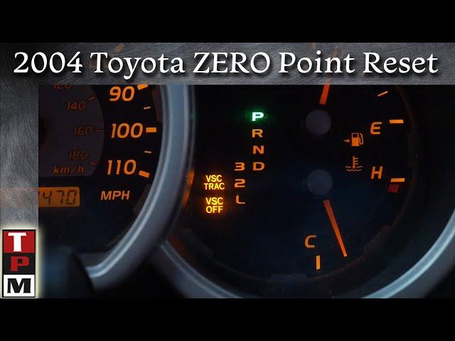 2004 Toyota 4Runner ZERO Point Reset - ThinkDiag 2