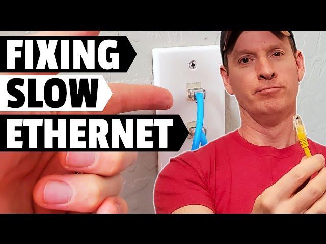 HOW TO FIX SLOW ETHERNET CONNECTION SPEED - 8 QUICK & EASY TIPS!