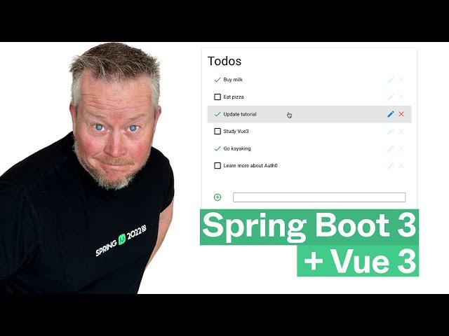 Build a Simple CRUD App with Spring Boot and Vue.js