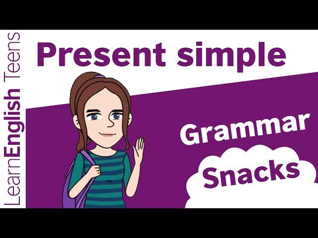 Present simple tense - English grammar lessons