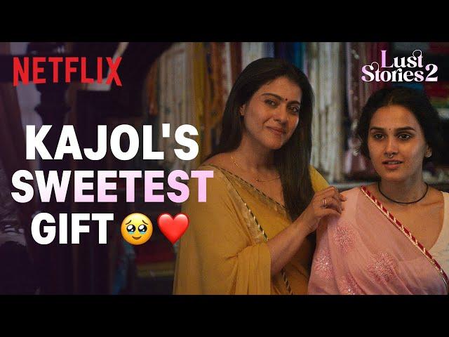 How To Wear A Saree Ft. Kajol | Lust Stories 2 | Netflix India