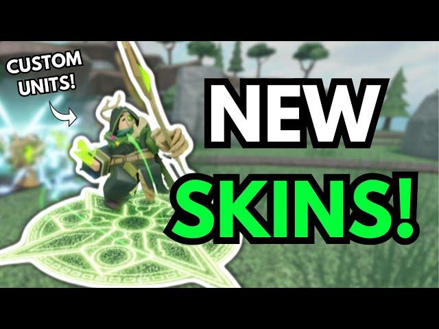 These New Skins are AMAZING! | SHOWCASE + RANKING - Tower Defense Simulator (UPDATE)