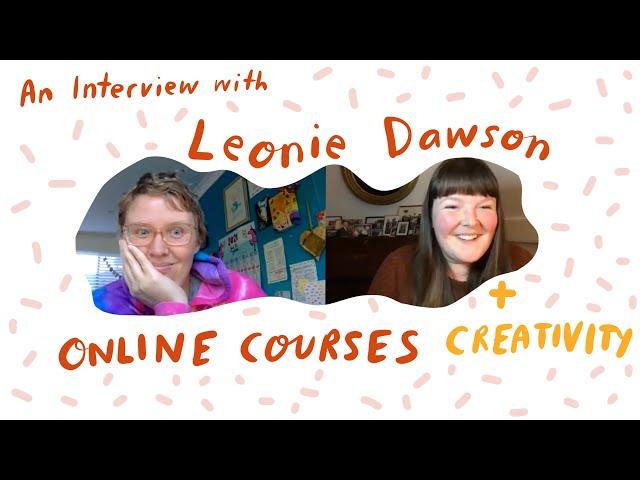 An interview with leonie dawson - online courses and creativity