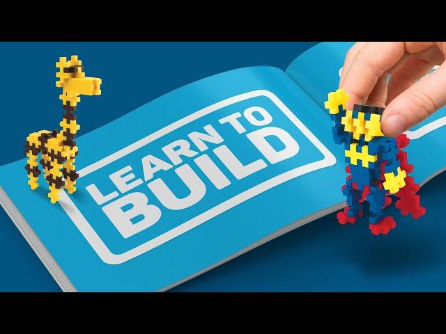 Plus-Plus Learn To Build sets - Basic and Pastel - creative STEM toy, Made in Denmark