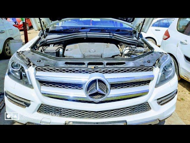 MERCEDES BENZ  GL350 WATER PUMP REPLACE OVER HEAT PROBLEM 