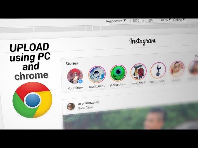 How To Upload Pictures To Instagram Using PC With Chrome (No Extension Needed)