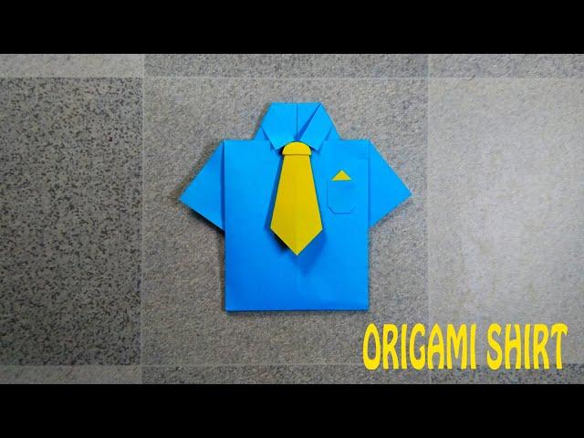 SHIRT WITH A TIE | EXECUTIVE LOOK | Origami tutorial