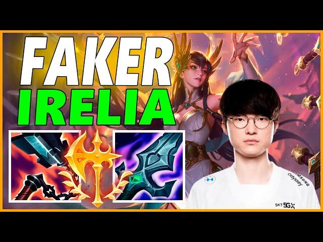 FAKER IRELIA MID GAMEPLAYSEASON 12 LEAGUE OF LEGENDS