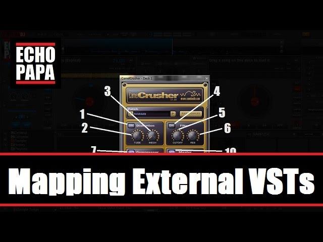 Virtual DJ 8: Mapping External VST Effects