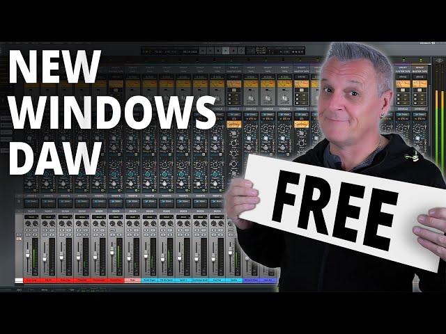 New FREE Windows DAW: LUNA by Universal Audio