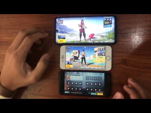 iPhone SE vs Poco X3 Pro vs iPhone 8 Pubg Test #apple #test #pubgmobile #60fps #pocox3pro #ios