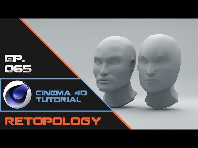 Retopology of a Human Head in Cinema 4D