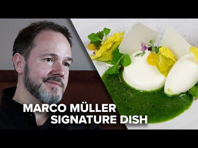 Signature Dish of MARCO MÜLLER: Young sprouts | Restaurant Rutz Berlin