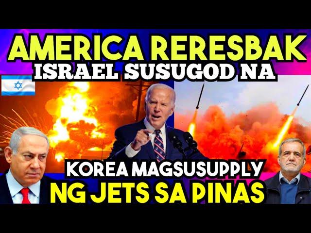 BREAKING NEWS! AMERIKA at ISRAEL LINTIK lang ang WALANG GANTI sa IRAN ! JETS PADATING SA PILIPINAS