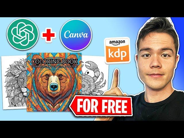 How to Create a Coloring Book for FREE with AI and Canva (Amazon KDP)