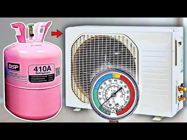 How To Add Refrigerant in Mini Split Air Conditioner - R410A Freon