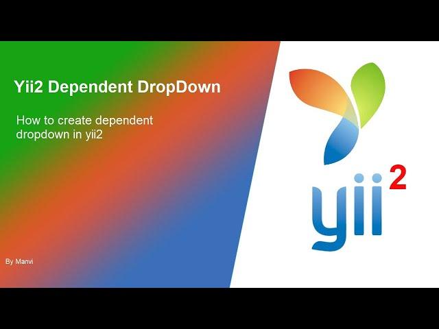 8. Yii2 Dependent dropdown || Kartik dependent dropdown widget