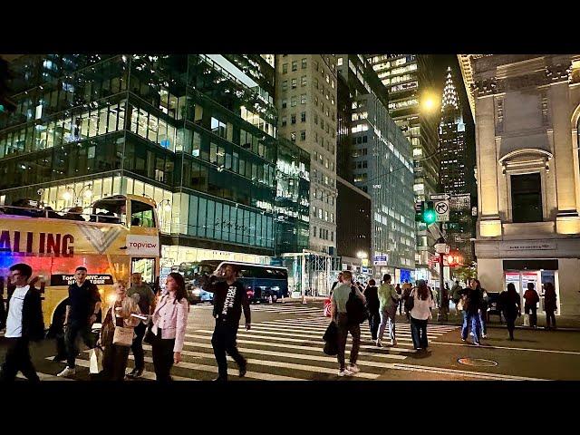 New York City Live Exploring Manhattan Thursday Night  (26 September 2024)