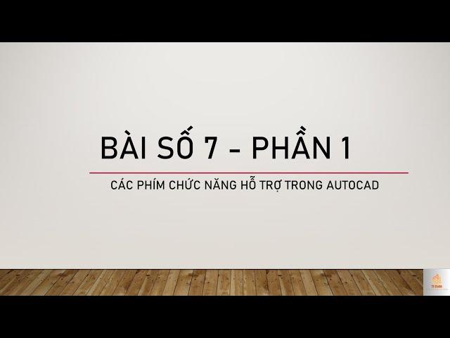 Autocad Tutorial -Các Phím Chức Năng Hỗ Trợ Trong Autocad - Phần 1 (Hiểu đúng về phím F8)