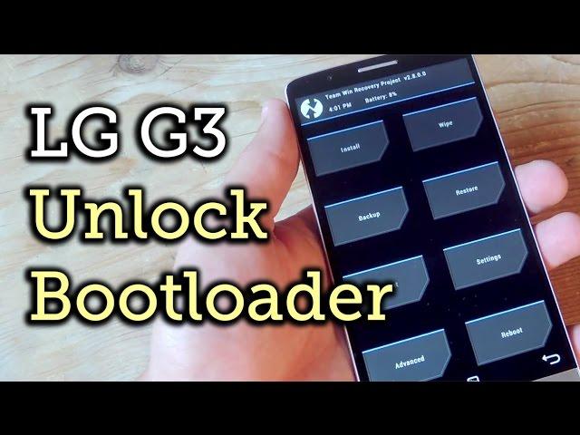 LG G3 Bootloader Unlock & TWRP Installation Method [How-To]