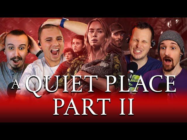 A QUIET PLACE PART II (2020) MOVIE REACTION!! - First Time Watching!