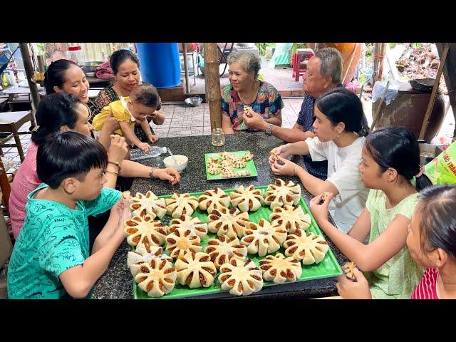 Làm Bánh Hoa Mai Nhân Khóm | Vinh & Truyen