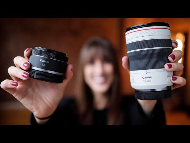 Canon RF 50mm f1.8 and RF 70-200mm f4 | Hands On with Vanessa Joy