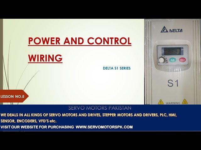 DELTA S1 SERIES VFD CONTROL WIRING | POWER WIRING OF VFD S1 | DELTA VFD S1 LEARNING