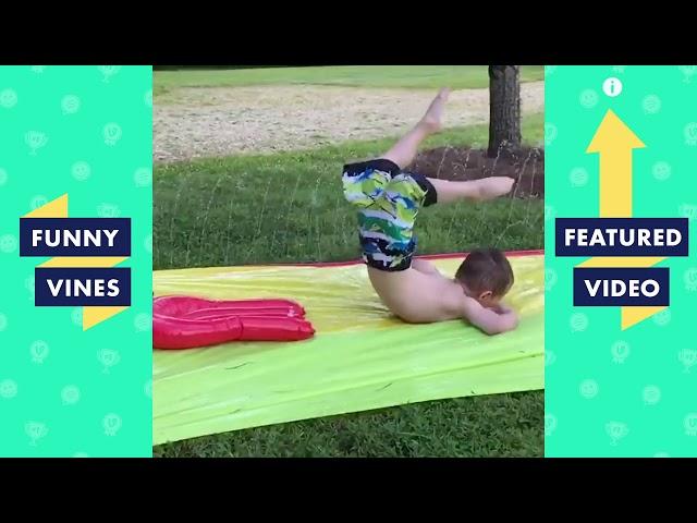 TRY NOT TO LAUGH or GRIN   Best KIDS WATER FAILS Compilation   Funny Vines 2018