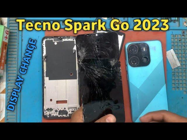 Tecno Spark Go 2023 Folder Change | Tecno Spark Go 2023 fully damaged display change
