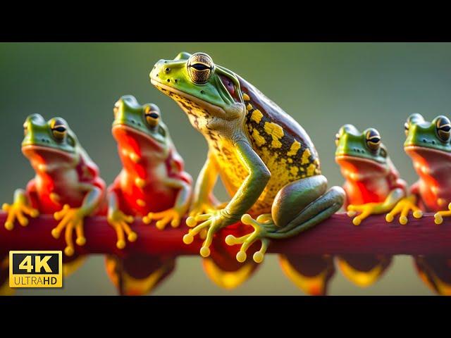 Explore the Fascinating World of Frogs in This 4K UHD Video with Relaxing Music