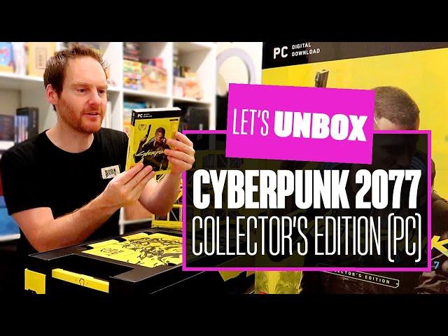 Cyberpunk 2077 Collectors Edition Unboxing PC Digital Download Edition - IT'S SO V-ERY BIG!