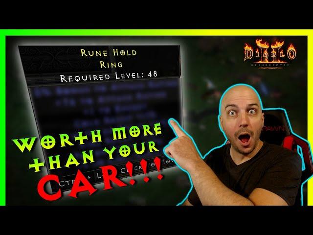 This is the BEST POSSIBLE Rare Ring - Diablo 2 Resurrected